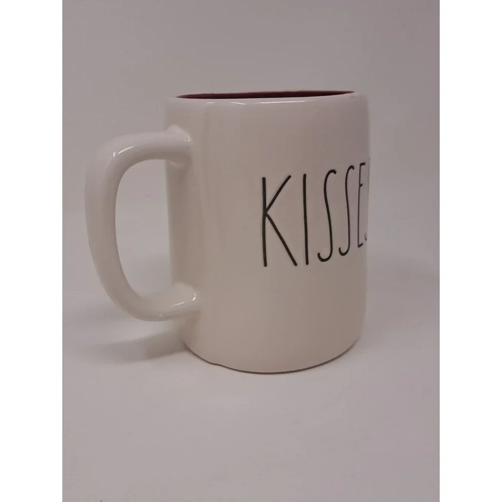 Rae Dunn Mug Artisan Collection Hugs Kissses Coffee Cup Drinkware Gift HQ